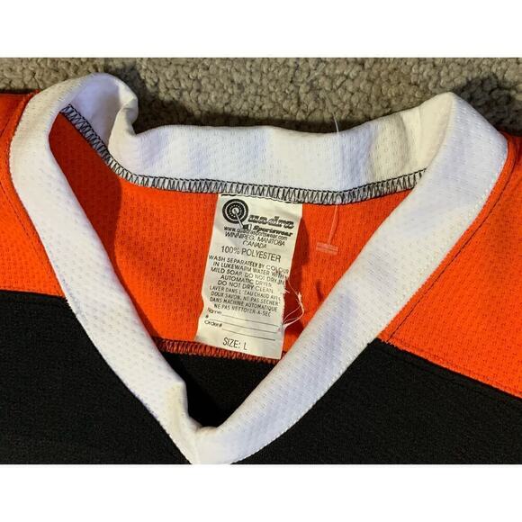 Philadelphia Flyers Minor League bp Quadra Hockey Jersey Canada #5 Flaherty Sz L - Picture 3 of 16